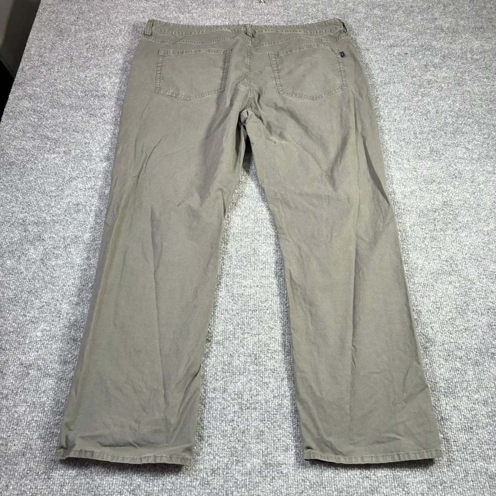 Vineyard‎ Vines Canvas Pants Mens 38x30 Olive Green Stretch Straight Leg